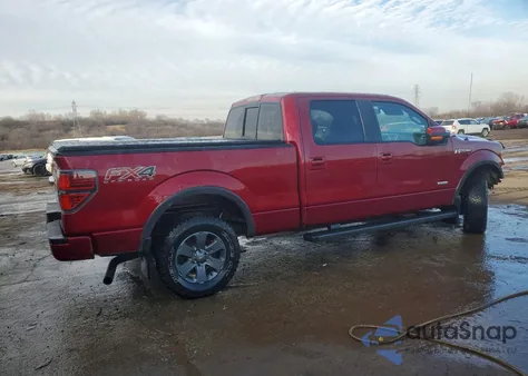 2013 Ford F150 Supercrew из США, поврежденный, VIN 1FTFW1ETXDFD12122